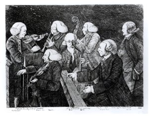 ケンブリッジでのコンサート、1770 作： English School